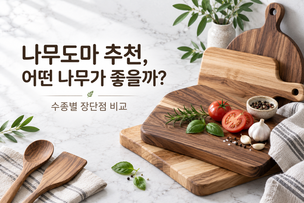 나무도마 및 나무조리도구 세척•관리•보관법 | 곰팡이·냄새·갈라짐 막는 제대로 된 관리법 6 나무도마추천 편백·느티·티크·캄포 장단점 비교 1024x683 1